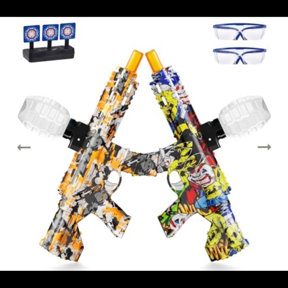 NEW 2 Pack Electric Splatter Blaster Toy